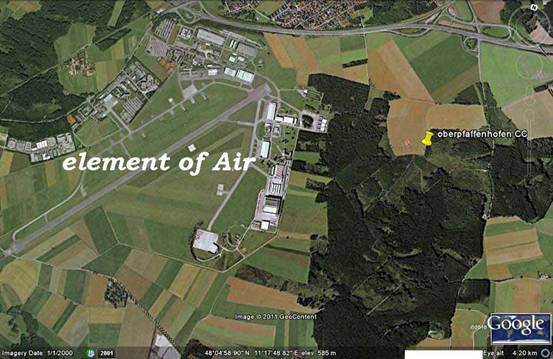 Gilching, Bayern (Bavaria), Germany crop circle, aerial photo 9