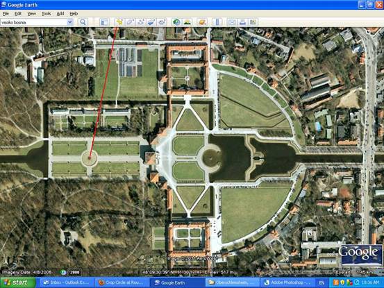 Gilching, Bayern (Bavaria), Germany crop circle, aerial photo 11