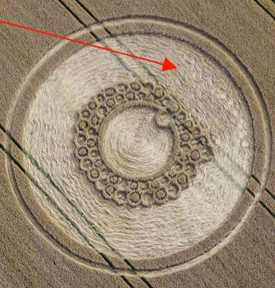 Oberschleissheim, Bayern (Bavaria), Germany crop circle, aerial photo 21