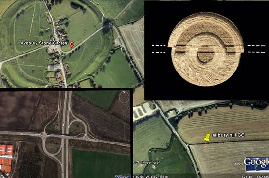 Oberschleissheim, Bayern (Bavaria), Germany crop circle, aerial photo 31