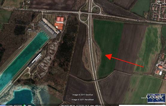 Oberschleissheim, Bayern (Bavaria), Germany crop circle, aerial photo 32