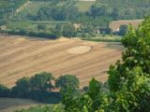 Massignano (Ascoli Piceno), Italy crop circle, aerial photo 2