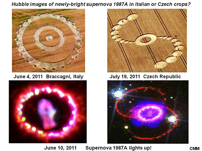 Braccagni (Grosseto), Italy crop circle, aerial photo 5