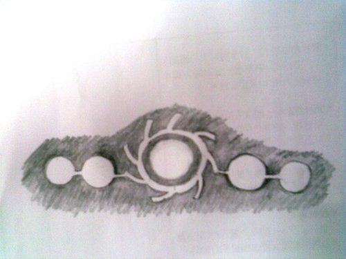 Tegalrejo, Indonesia crop circle, aerial photo 3