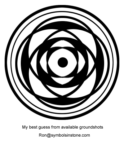 Krasakan, Indonesia crop circle, aerial photo 2