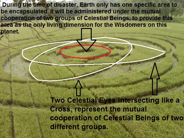 Krasakan, Indonesia crop circle, aerial photo 9