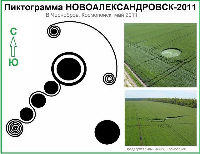 Stavropol, Novoaleksandrovsk, Russia crop circle, aerial photo 3