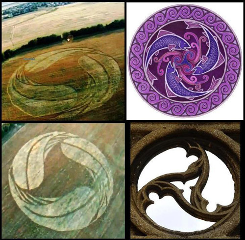 Karbinci, nr Shtip.MACEDONIA crop circle, aerial photo 7