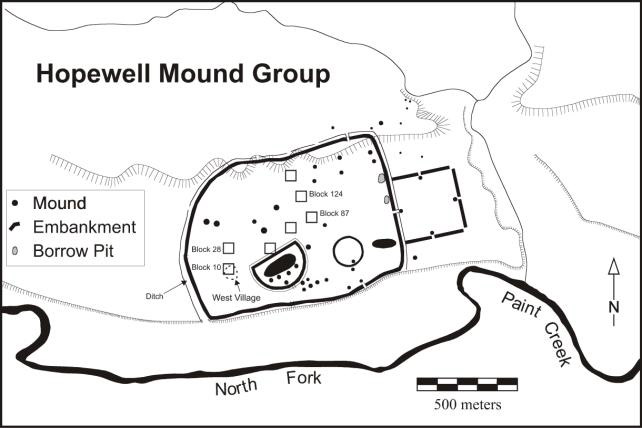 Hopewell Mound Group, Ohio, USA crop circle, aerial photo 15