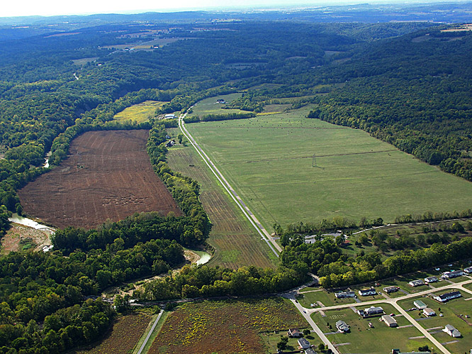 Hopewell Mound Group, Ohio, USA crop circle, aerial photo 11