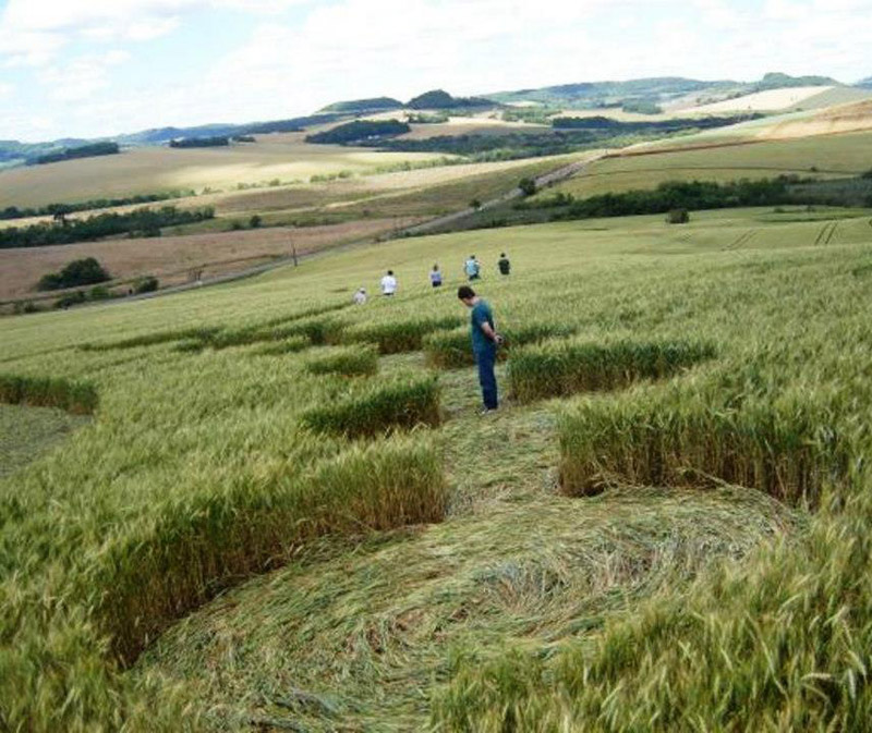 Ipuaçu, Brazil crop circle, aerial photo 11