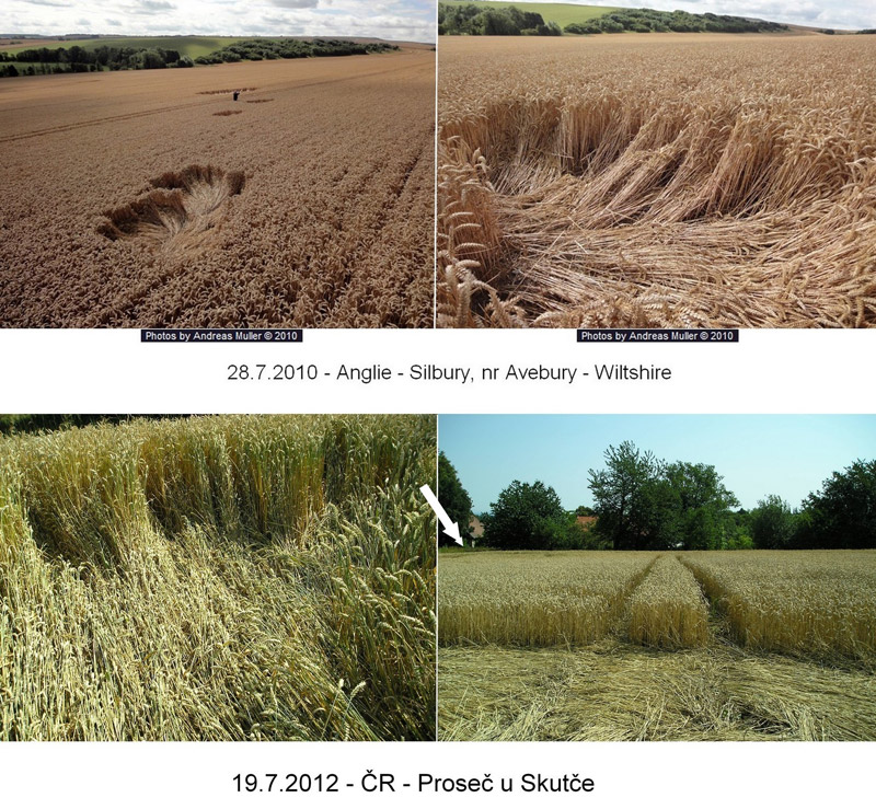 Proseč, Czech Republic crop circle, aerial photo 14