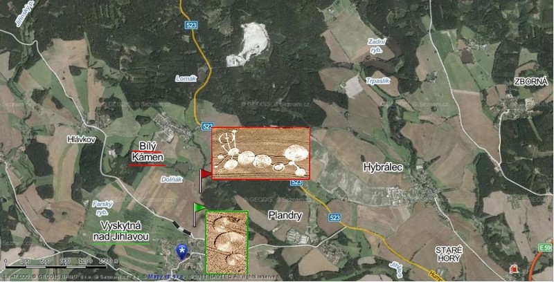 Kraj Vysocina.The, Czech Republic crop circle, aerial photo 4