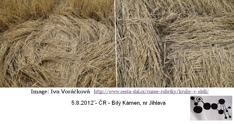 Kraj Vysocina.The, Czech Republic crop circle, aerial photo 3