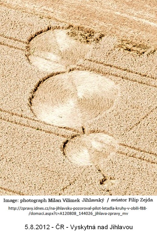 Kraj Vysocina.The, Czech Republic crop circle, aerial photo 6