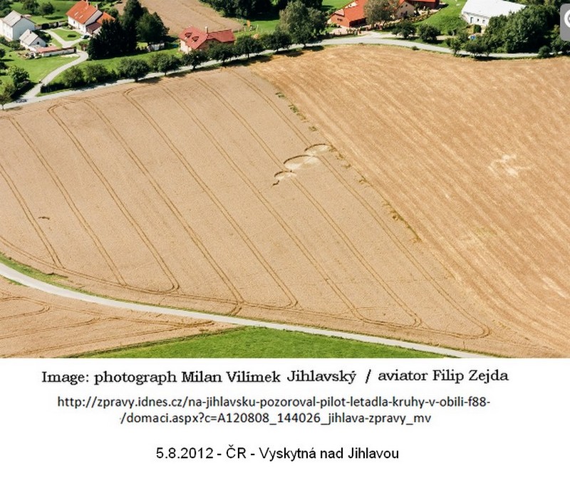 Kraj Vysocina.The, Czech Republic crop circle, aerial photo 7