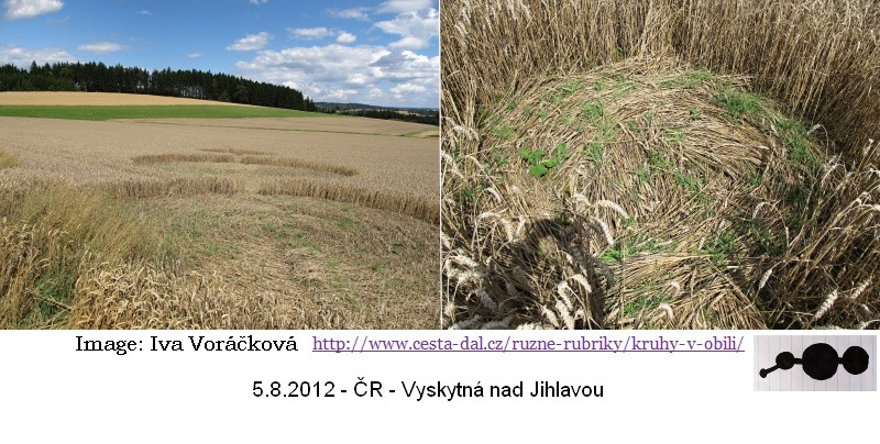 Kraj Vysocina.The, Czech Republic crop circle, aerial photo 8