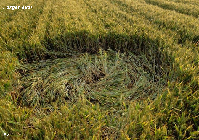Hoeven, Netherlands crop circle, aerial photo 6