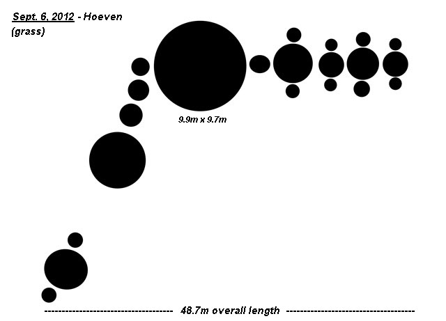 Hoeven (5), Netherlands crop circle, diagram 1
