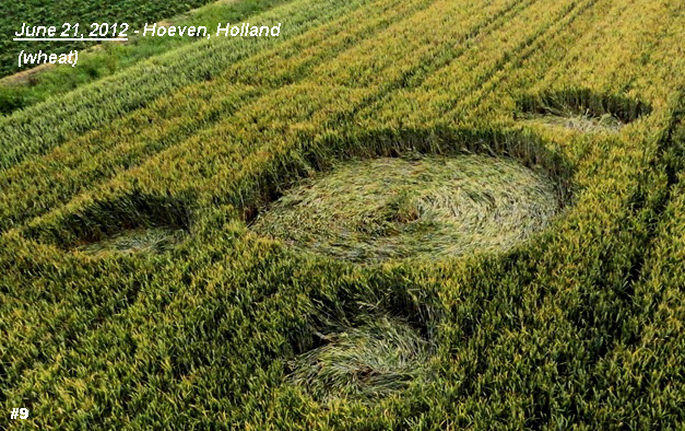 Hoeven, Netherlands crop circle, aerial photo 10