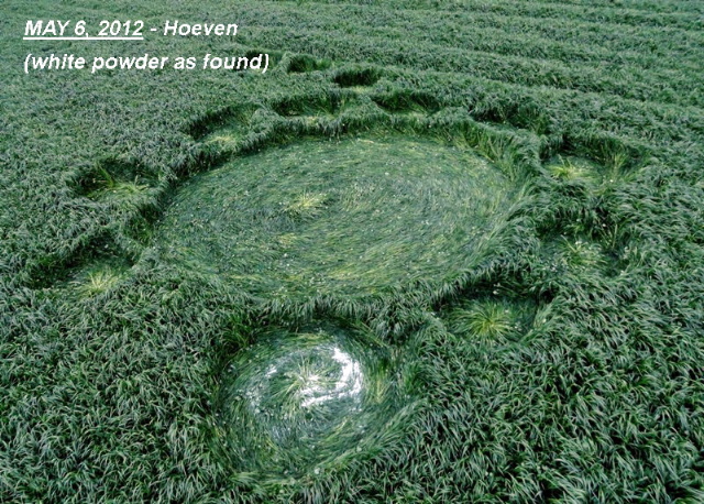 Hoeven, Noord-Brabant, Netherlands crop circle, aerial photo 7