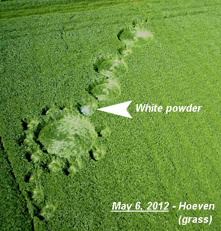 Hoeven, Noord-Brabant, Netherlands crop circle, aerial photo 10