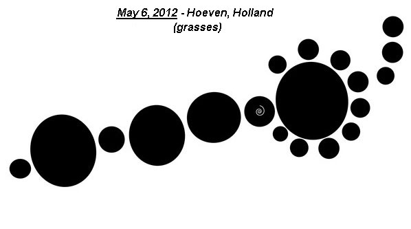 Hoeven, Noord-Brabant, Netherlands crop circle, diagram 1