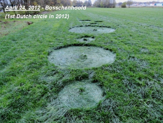 Bosschenhoofd, Netherlands crop circle, aerial photo 2