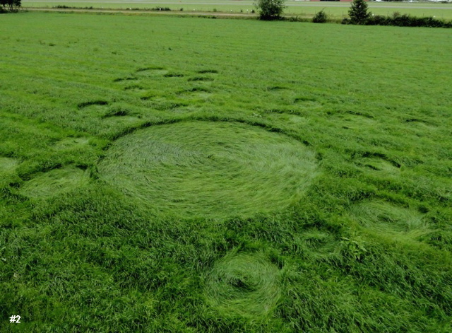 Bosschenhoofd, Netherlands crop circle, aerial photo 3