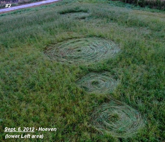 Hoeven (5), Netherlands crop circle, aerial photo 3