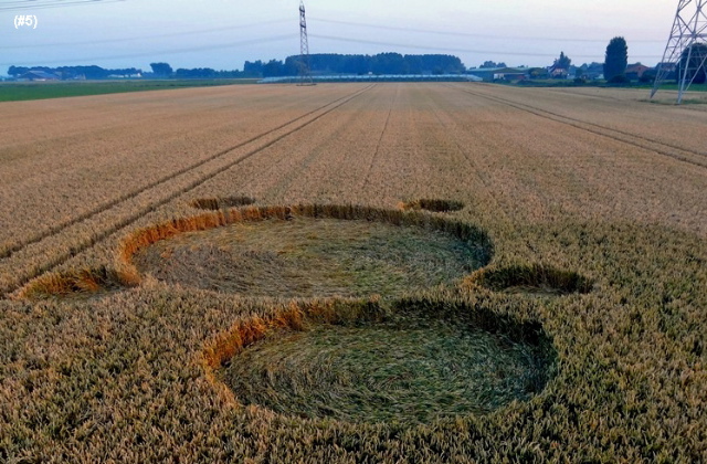 Standdaarbuiten, Netherlands crop circle, aerial photo 6