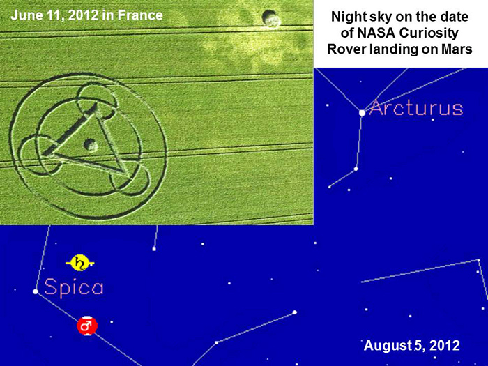 Plat-d'Étain, Boigny, France crop circle, aerial photo 7