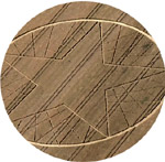 Andechs Abbey, Bavaria, Germany crop circle, aerial photo 47
