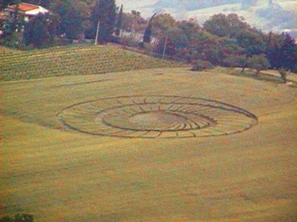 Bracciano, Bertinoro. (FC), Italy crop circle, aerial photo 80