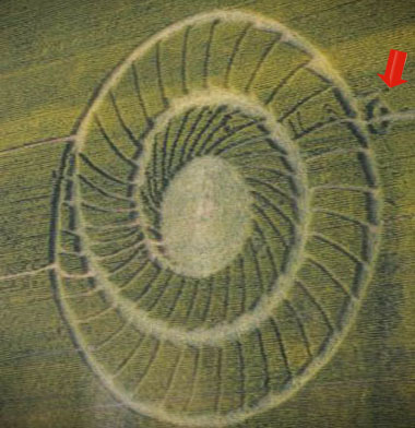 Bracciano, Bertinoro. (FC), Italy crop circle, aerial photo 89