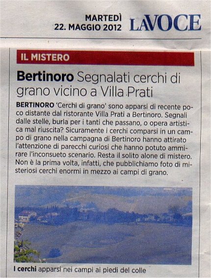 Bracciano, Bertinoro. (FC), Italy crop circle, aerial photo 46