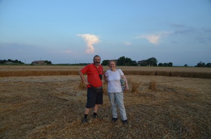 Fabbrico (RE), Italy crop circle, aerial photo 41