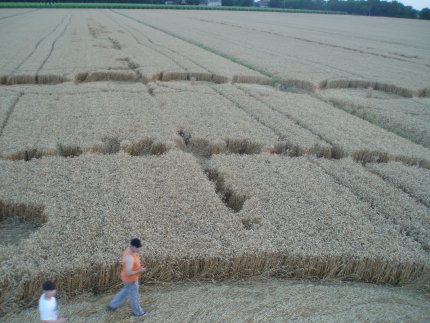 Fabbrico (RE), Italy crop circle, aerial photo 26
