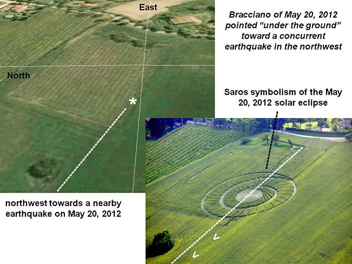 Bracciano, Bertinoro. (FC), Italy crop circle, aerial photo 52