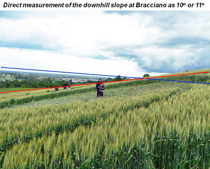 Bracciano, Bertinoro. (FC), Italy crop circle, aerial photo 6