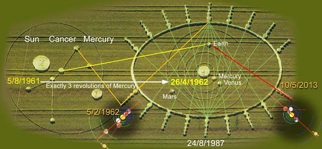 Santena, Italy crop circle, aerial photo 17