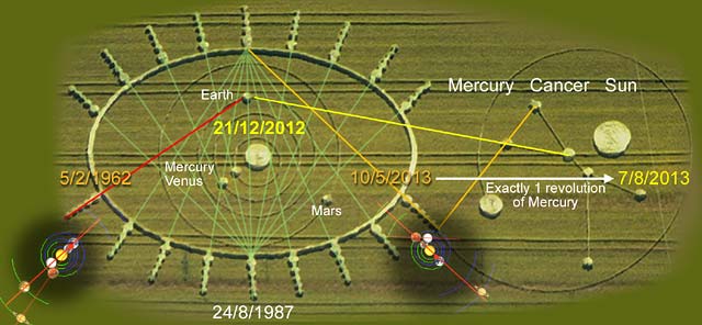 Santena, Italy crop circle, aerial photo 18