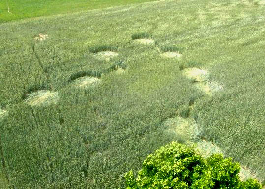 Orchowo, nr. Wylatowo, Poland crop circle, aerial photo 3