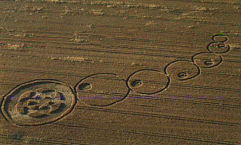 Chehailis, USA crop circle, aerial photo 7