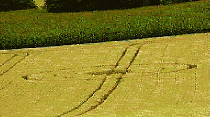 Welte (#2), Netherlands crop circle, aerial photo 2