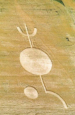 Utah, USA crop circle, aerial photo 2