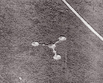 Virginia, USA crop circle, aerial photo 2