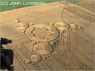 Winton, New Zealand crop circle, aerial photo 3