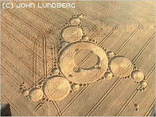 Winton, New Zealand crop circle, aerial photo 4