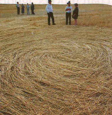 Lohja, Finland crop circle, aerial photo 2